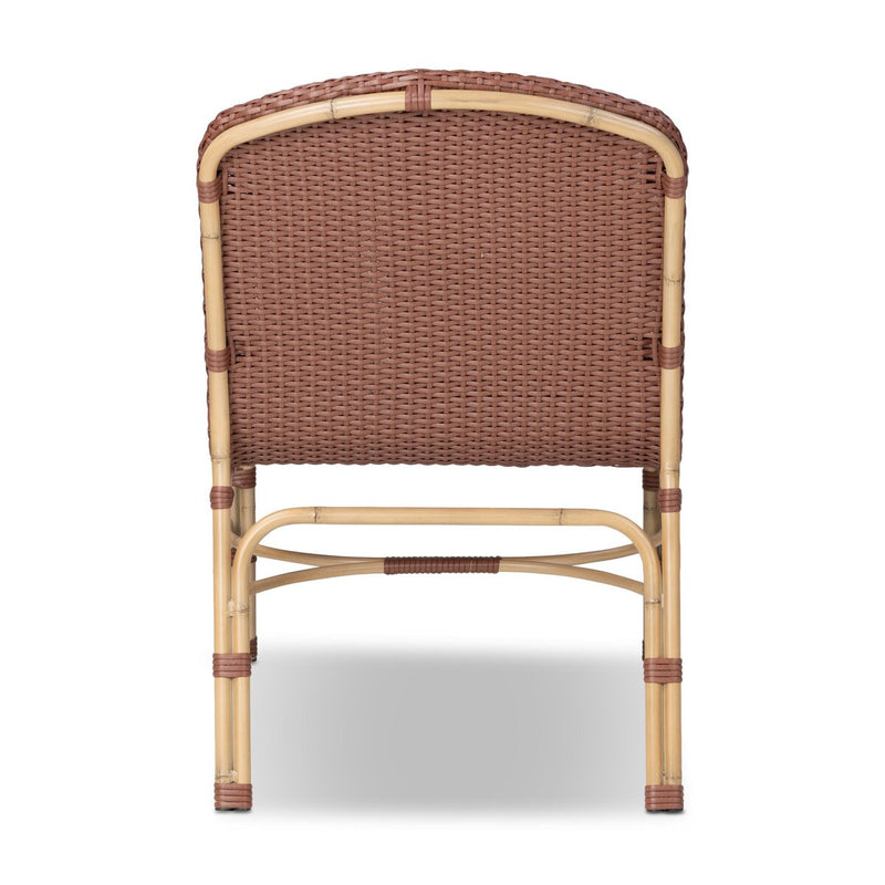 Marita Outdoor Chair - Maroon Flat Weave