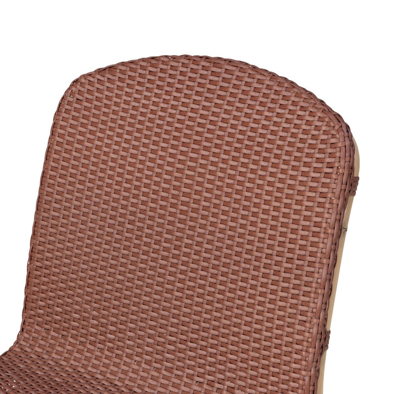 Marita Outdoor Chair - Maroon Flat Weave