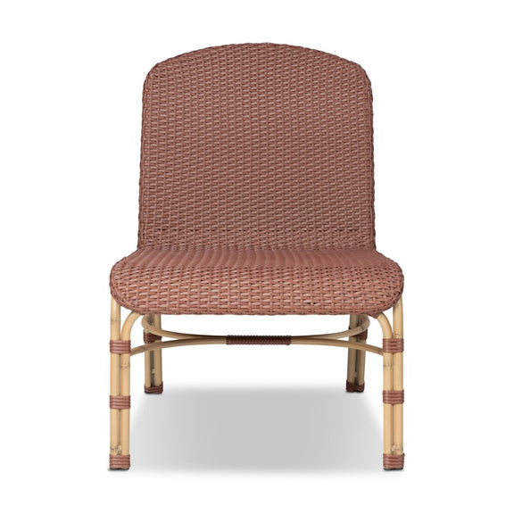 Marita Outdoor Chair - Maroon Flat Weave