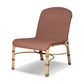 Marita Outdoor Chair - Maroon Flat Weave