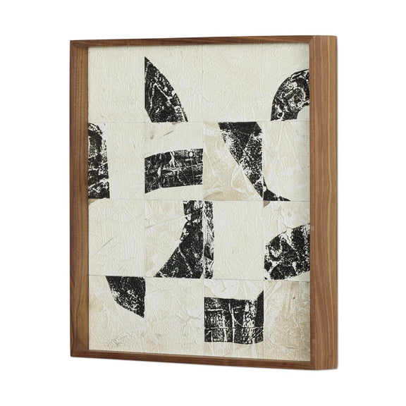 Bits & Pieces Set Of 4 by Douglas Galloway - Walnut Floater