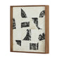Bits & Pieces Diptych by Douglas Galloway - Walnut Floater