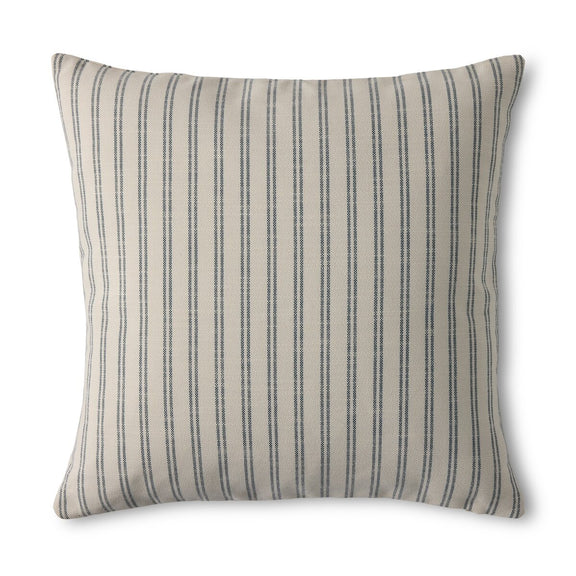 Prague Outdoor Pillow - Dunlin Navy