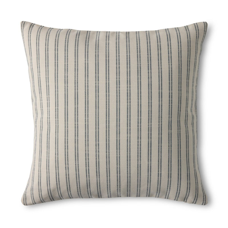 Prague Outdoor Pillow - Dunlin Navy