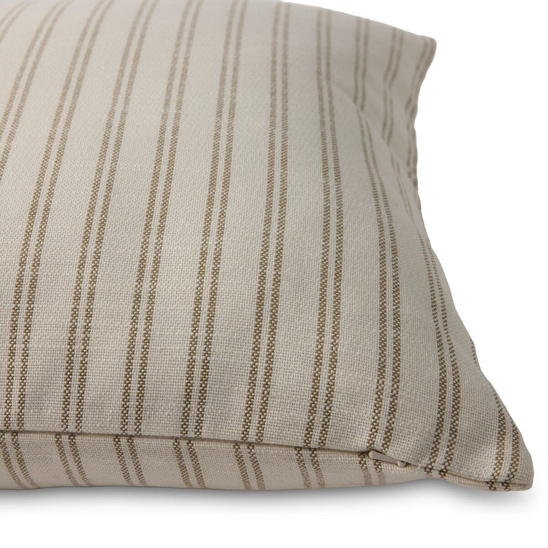 Prague Outdoor Pillow - Dunlin Taupe