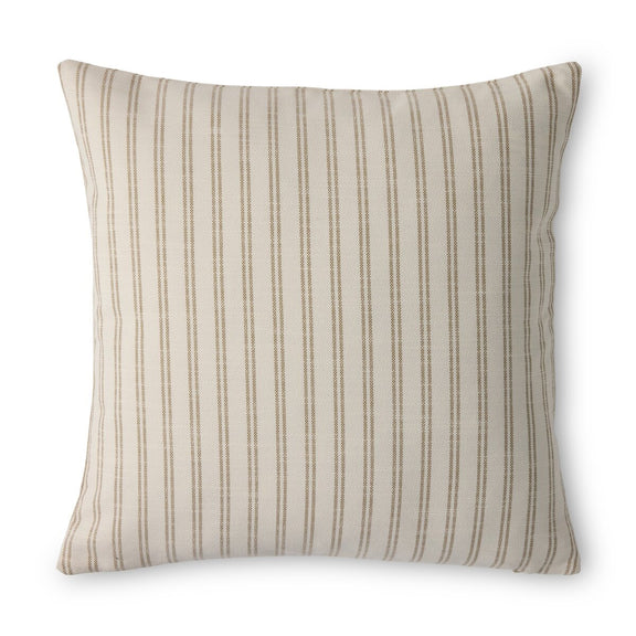 Prague Outdoor Pillow - Dunlin Taupe