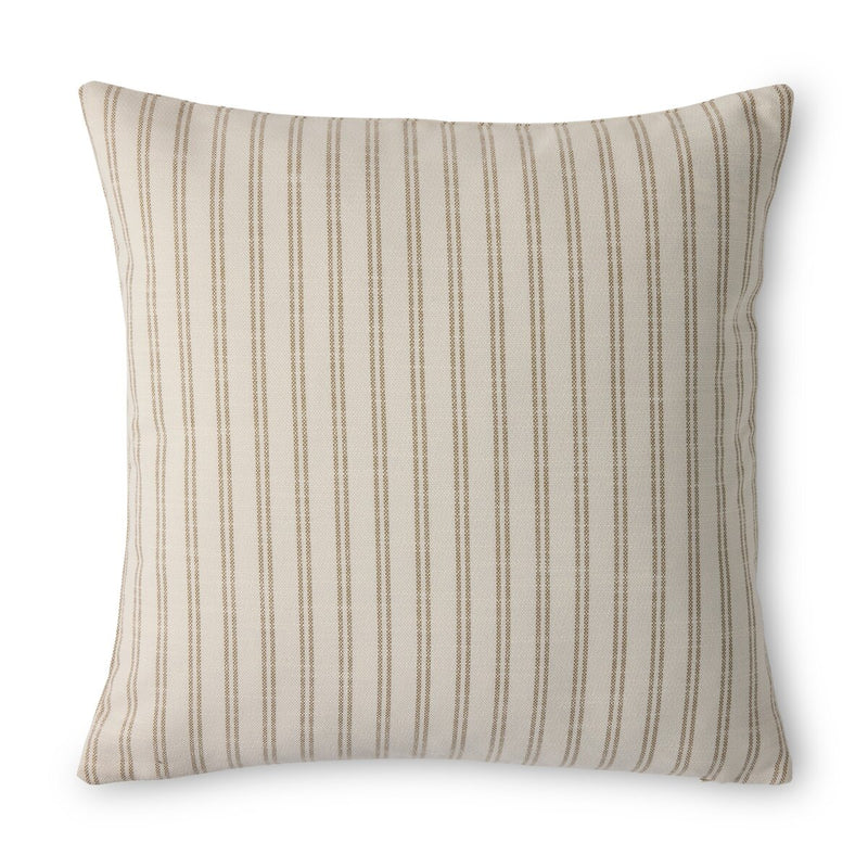 Prague Outdoor Pillow - Dunlin Taupe