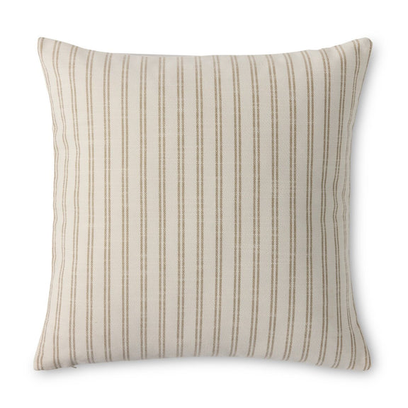 Prague Outdoor Pillow - Dunlin Taupe