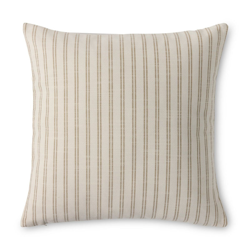 Prague Outdoor Pillow - Dunlin Taupe