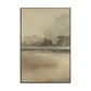 Reflections Diptych by Lauren Fuhr - Walnut Floater
