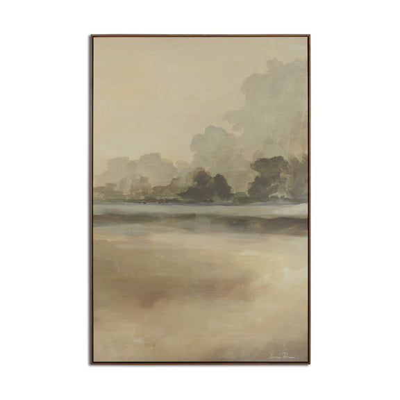 Reflections Diptych by Lauren Fuhr - Walnut Floater