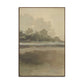 Reflections Diptych by Lauren Fuhr - Walnut Floater