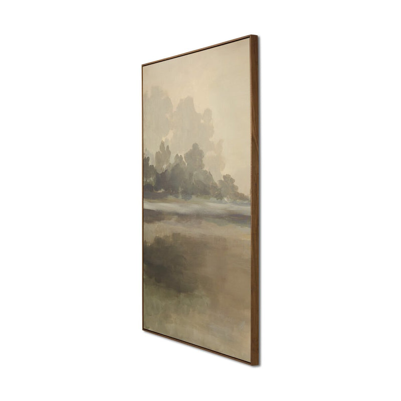 Reflections Diptych by Lauren Fuhr - Walnut Floater
