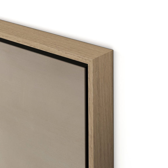 Reflections Diptych by Lauren Fuhr - Vertical Grain White Oak Floater