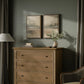 Reflections Diptych by Lauren Fuhr - Vertical Grain White Oak Floater