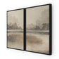 Reflections Diptych by Lauren Fuhr - Black Maple Floater