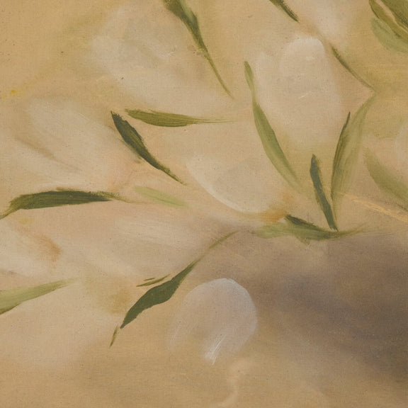 Bowl Of Tulips Diptych by Jess Engle - Rooftop Vertical Grain White Oak