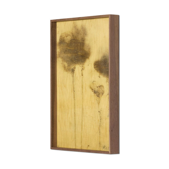 Lutare Diptych by Kelly Rogers - Rustic Walnut Floater