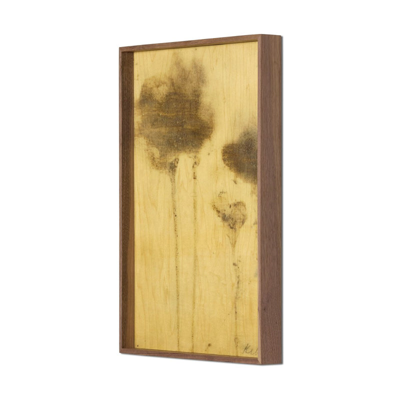 Lutare Diptych by Kelly Rogers - Rustic Walnut Floater