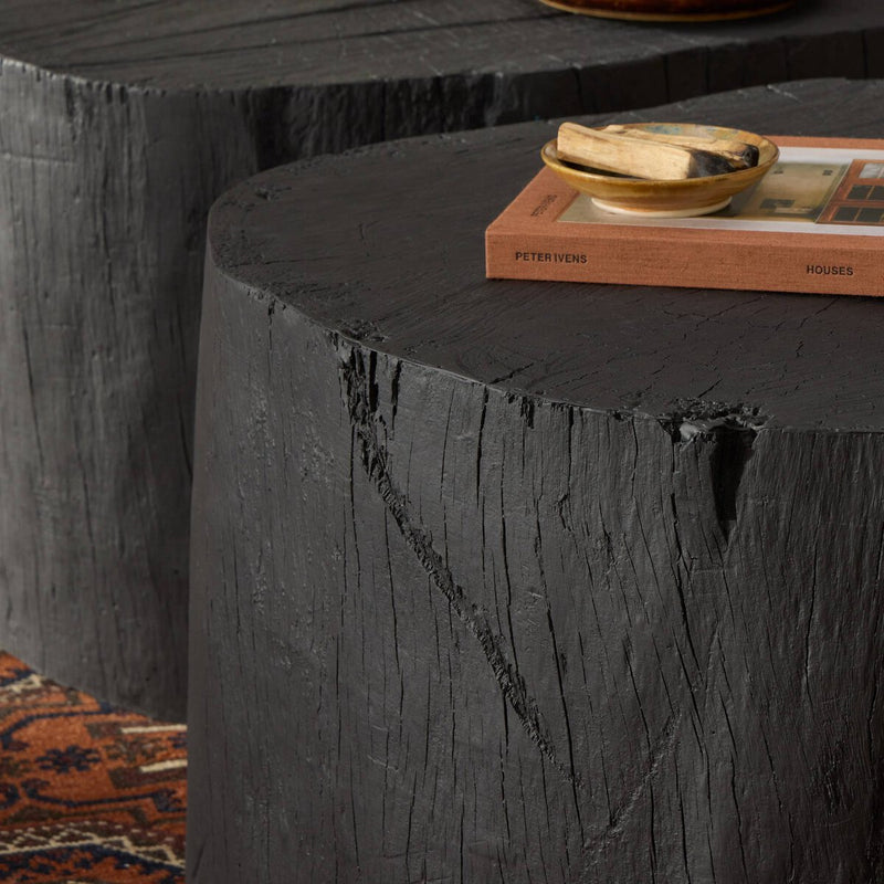 Rhone Nesting Table - Black Resin