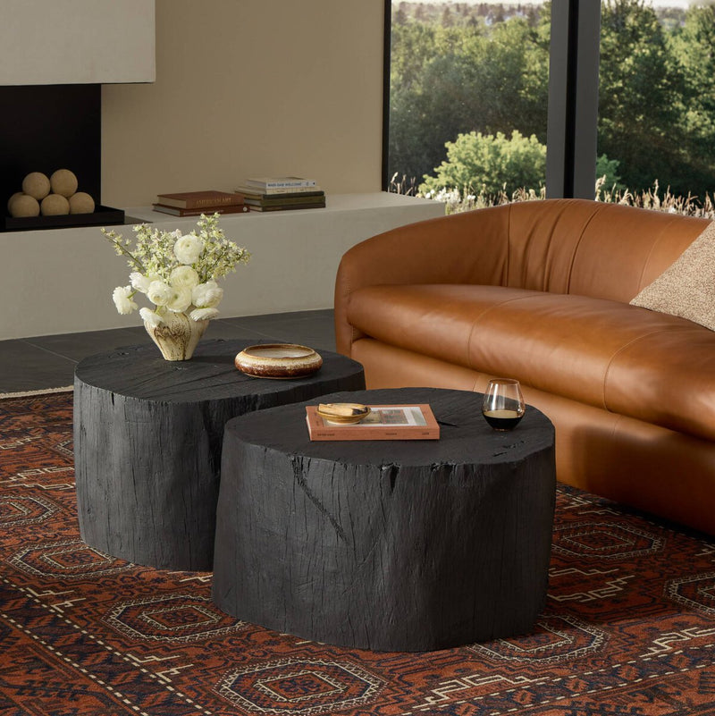 Rhone Nesting Table - Black Resin
