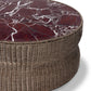 Brixby Outdoor Coffee Table - Merlot Marble