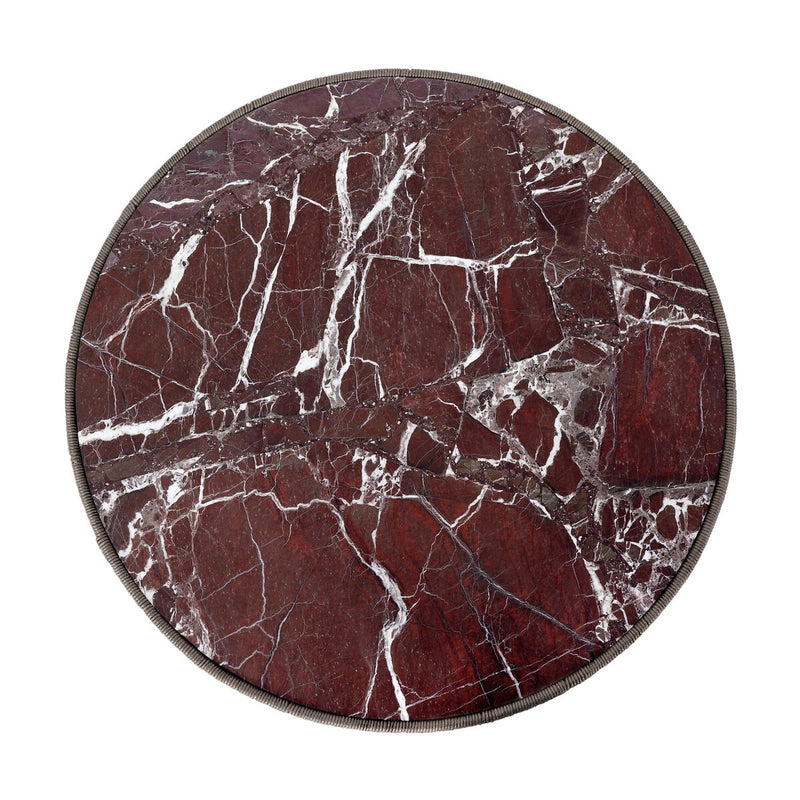 Brixby Outdoor Coffee Table - Merlot Marble