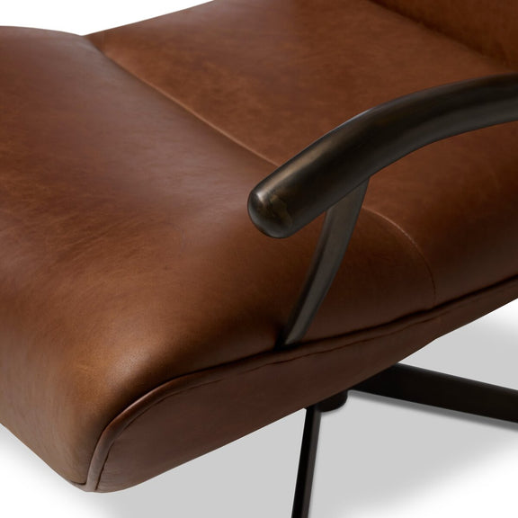 Willow Swivel Chair - Dulane Mahogany