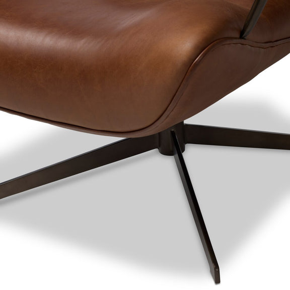 Willow Swivel Chair - Dulane Mahogany