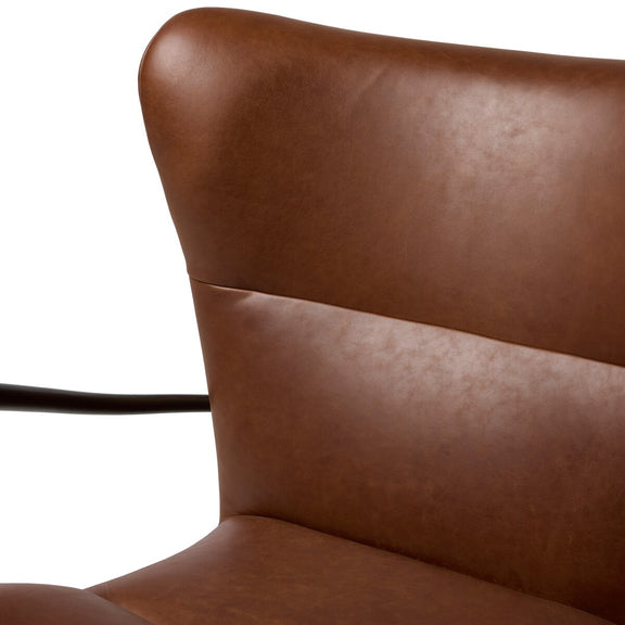 Willow Swivel Chair - Dulane Mahogany
