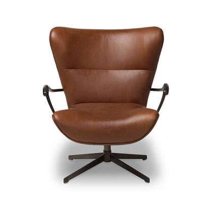 Willow Swivel Chair - Dulane Mahogany