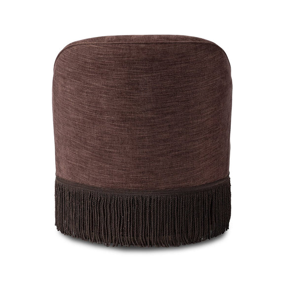 Aurora Fringe Swivel Chair - Laughlin Plum