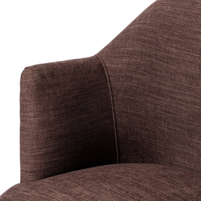 Aurora Fringe Swivel Chair - Laughlin Plum
