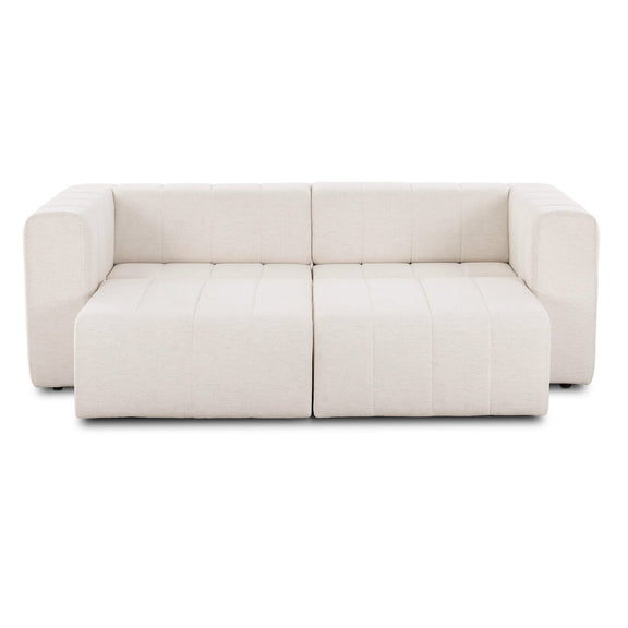 Langham Power Recliner 2-Piece Sectional - Crypton Nomad Snow