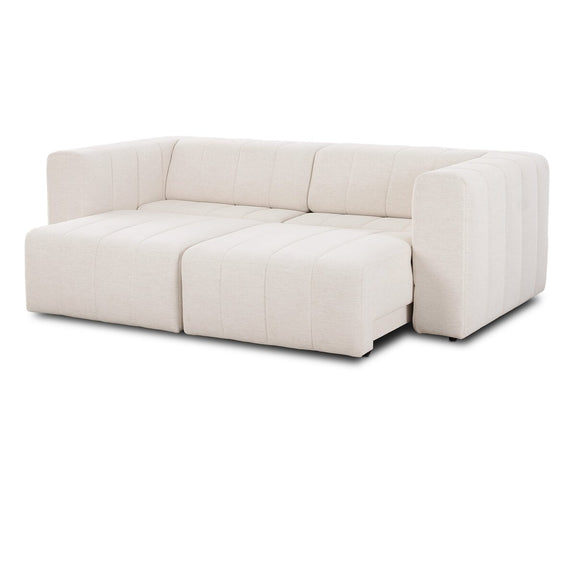 Langham Power Recliner 2-Piece Sectional - Crypton Nomad Snow