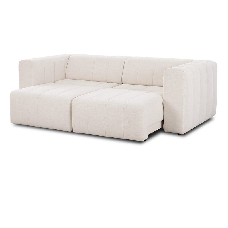 Langham Power Recliner 2-Piece Sectional - Crypton Nomad Snow