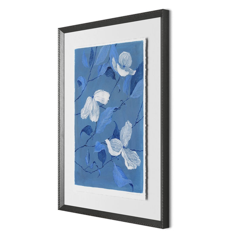 Blue Dogwood by Laurel-Dawn Latshaw - Brimfield Black