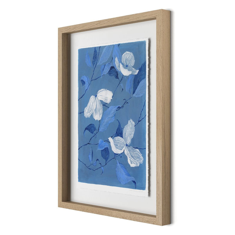 Blue Dogwood by Laurel-Dawn Latshaw - White Oak