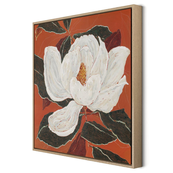 Red Magnolia by Laurel-Dawn Latshaw - White Oak