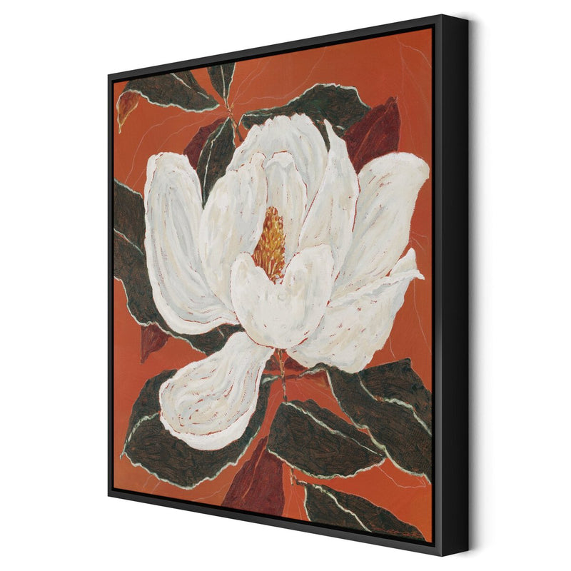 Red Magnolia by Laurel-Dawn Latshaw - Black Maple