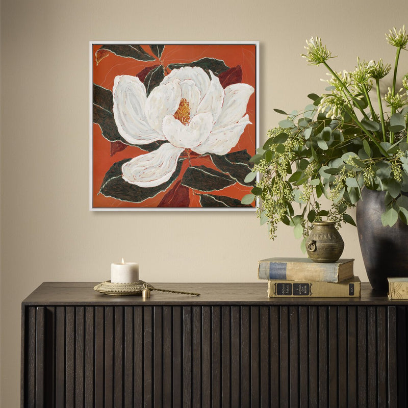 Red Magnolia by Laurel-Dawn Latshaw - White Maple