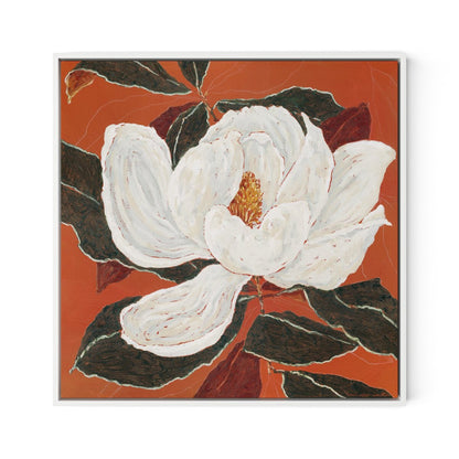 Red Magnolia by Laurel-Dawn Latshaw - White Maple