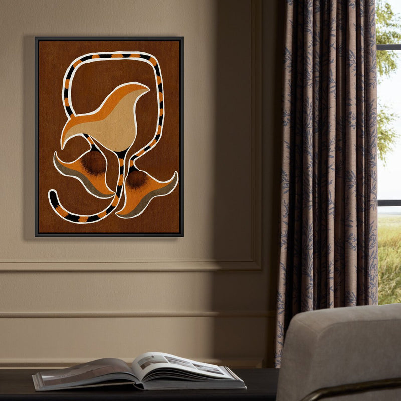 Delicate Bloom 4 by Shatha Al Dafai - Black Maple