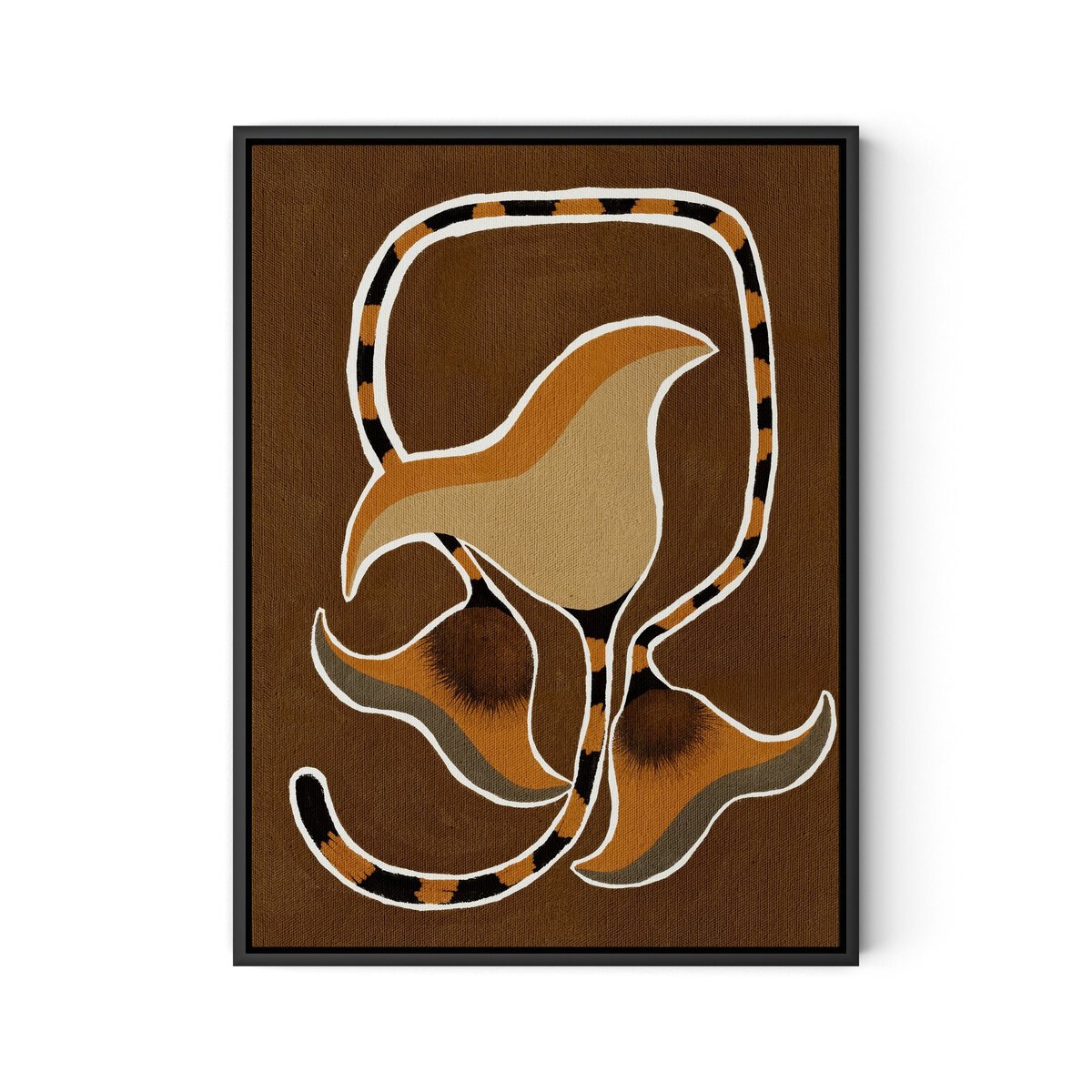 Delicate Bloom 4 by Shatha Al Dafai - Black Maple