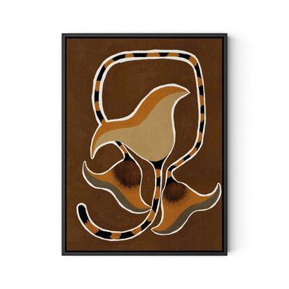 Delicate Bloom 4 by Shatha Al Dafai - Black Maple