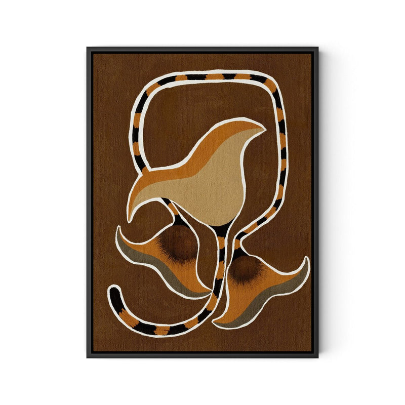 Delicate Bloom 4 by Shatha Al Dafai - Black Maple