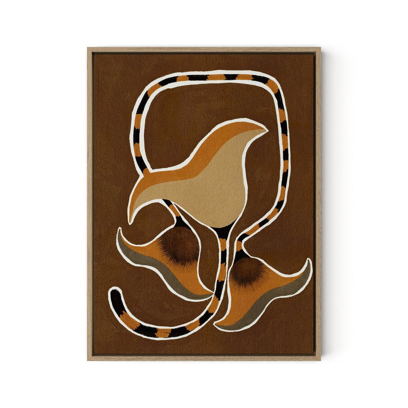 Delicate Bloom 4 by Shatha Al Dafai - White Oak