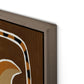 Delicate Bloom 4 by Shatha Al Dafai - Rustic Walnut