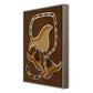 Delicate Bloom 4 by Shatha Al Dafai - Rustic Walnut
