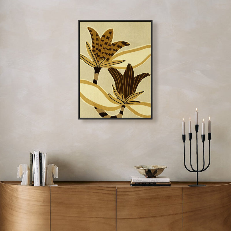 Delicate Bloom 12 by Shatha Al Dafai - Black Maple